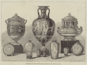 Porcelán a Nemzetközi Kiállításon, Minton és Társa által